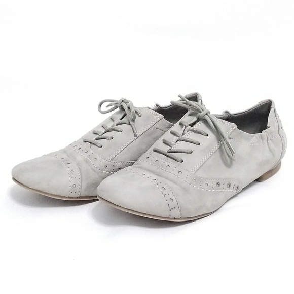 Graceland Shoes - Graceland Gray Lace Up Cap Toe Oxfords